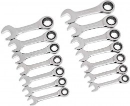 GEARWRENCH SAE Metric Combination Spanner Set5